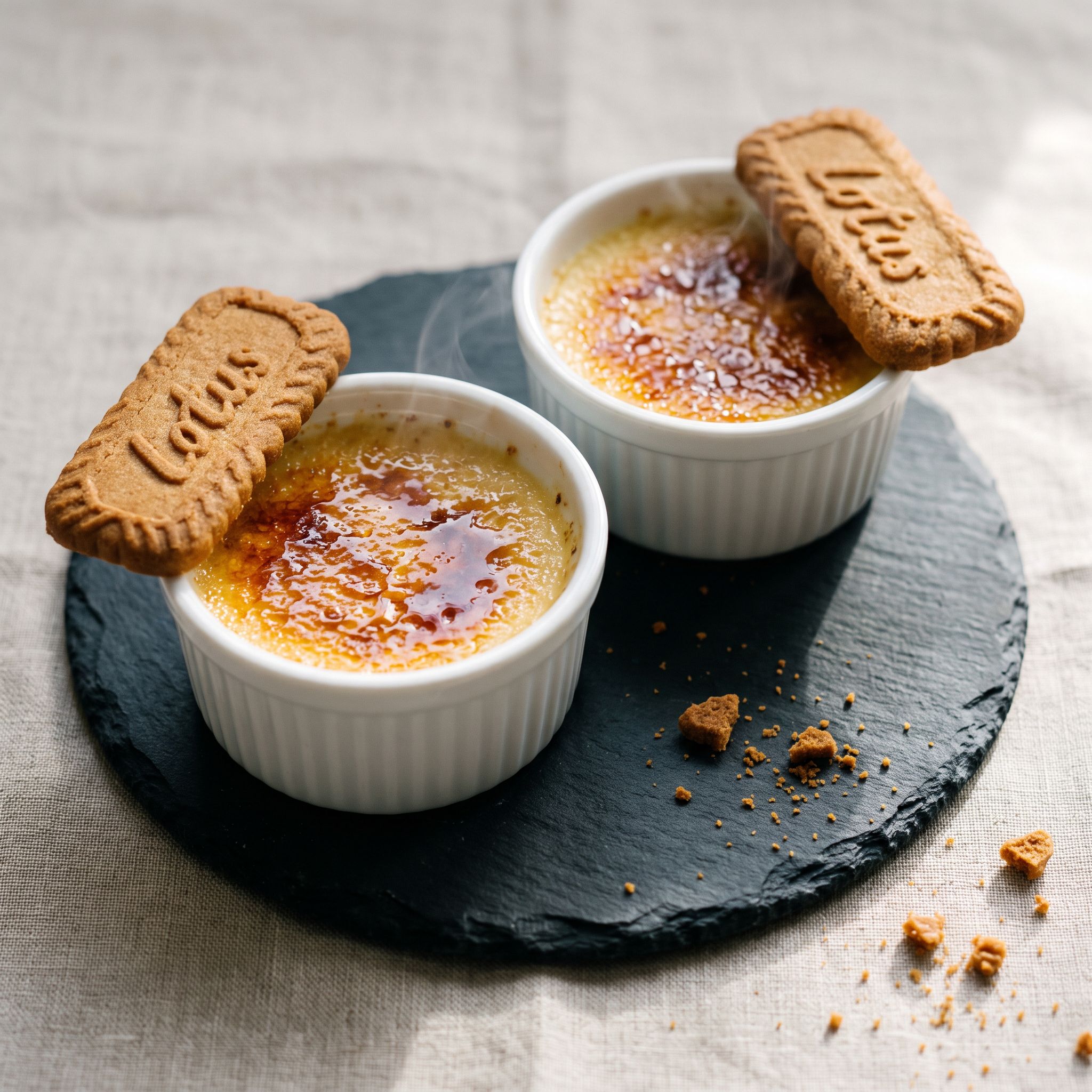 Biscoff Cookie Butter Crème Brûlée