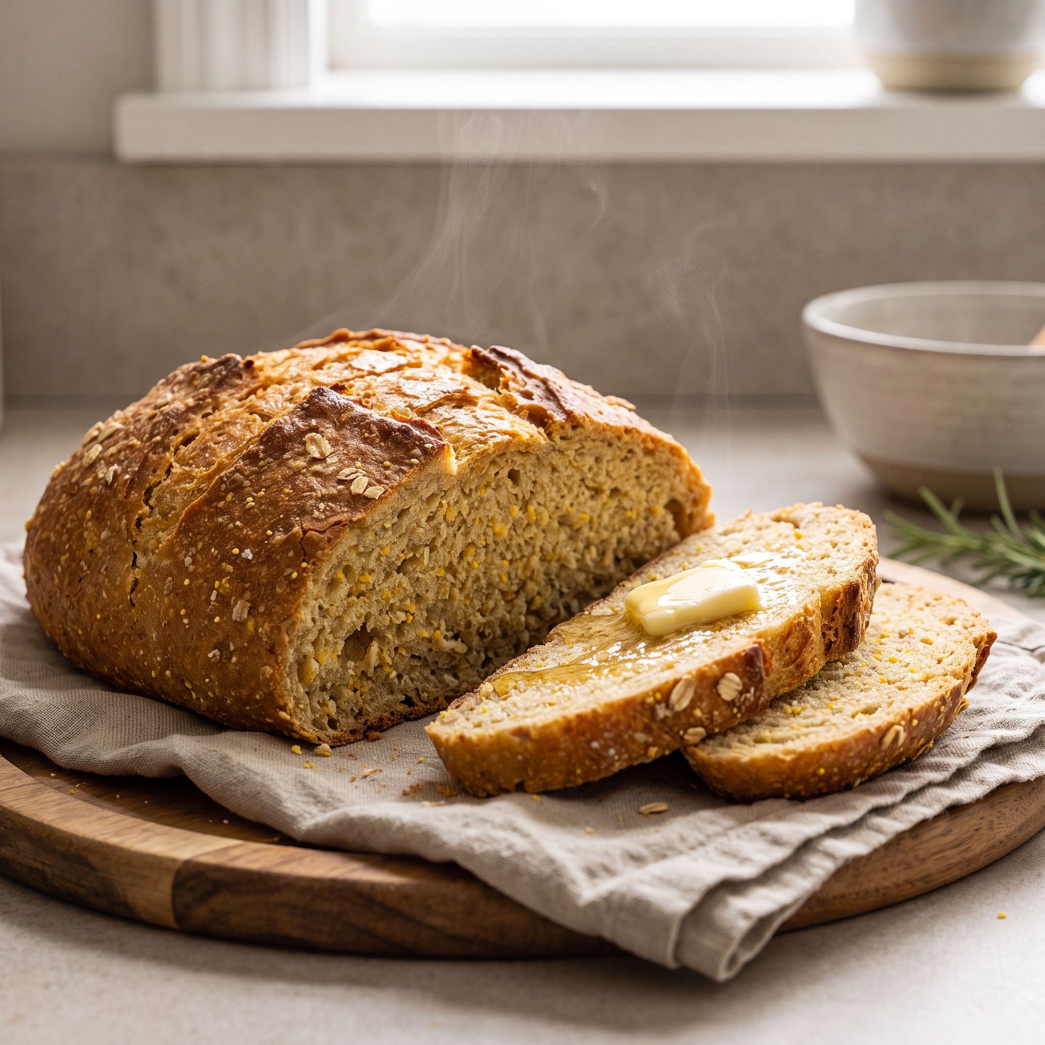 Canadian Wild Corn Chickpea Oat Loaf