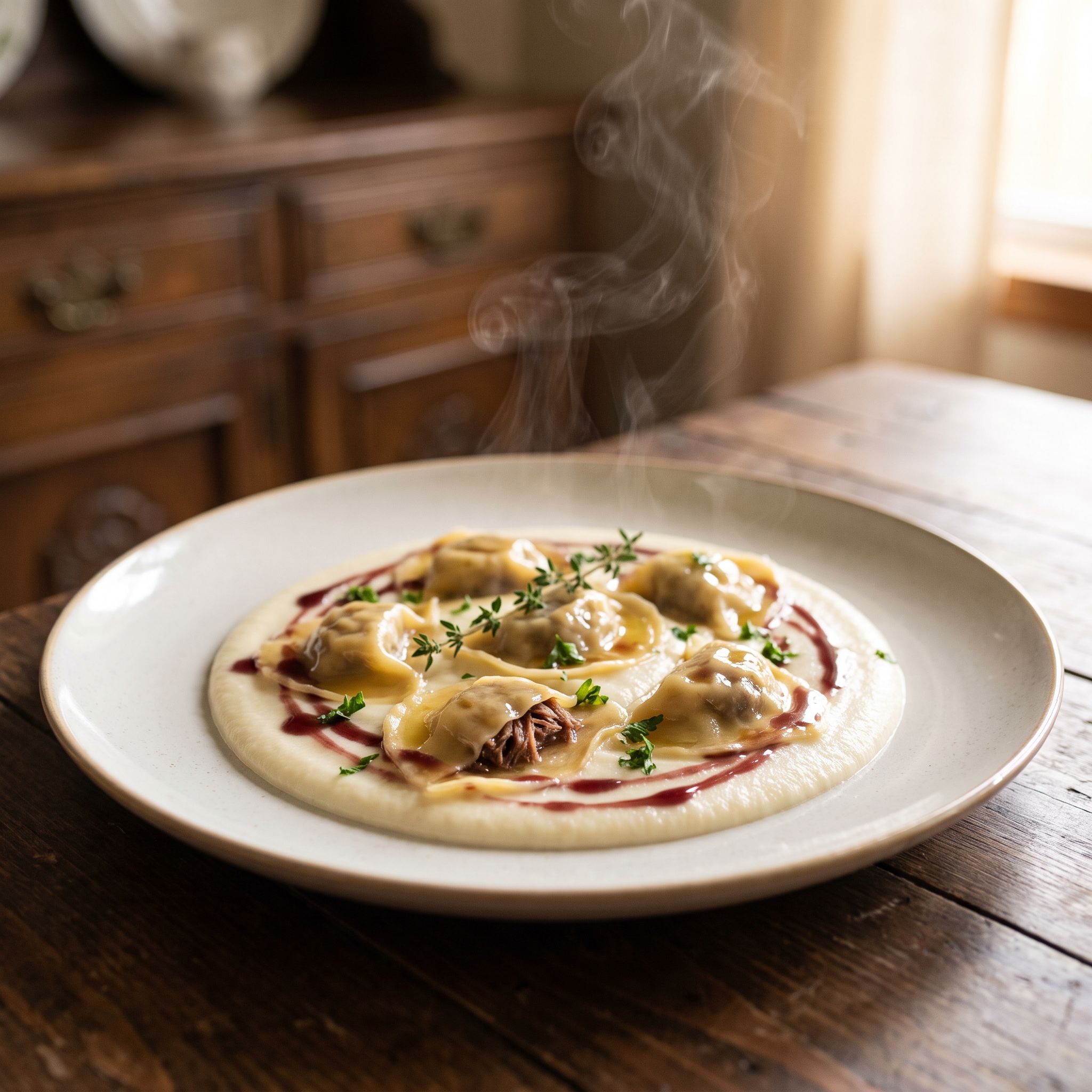 Chianti-Braised Short Rib Agnolotti