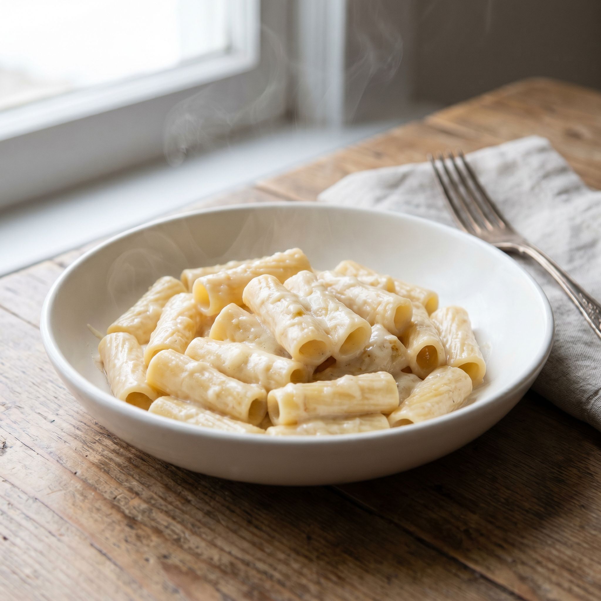 Creamy Cheese Rigatoni Skillet