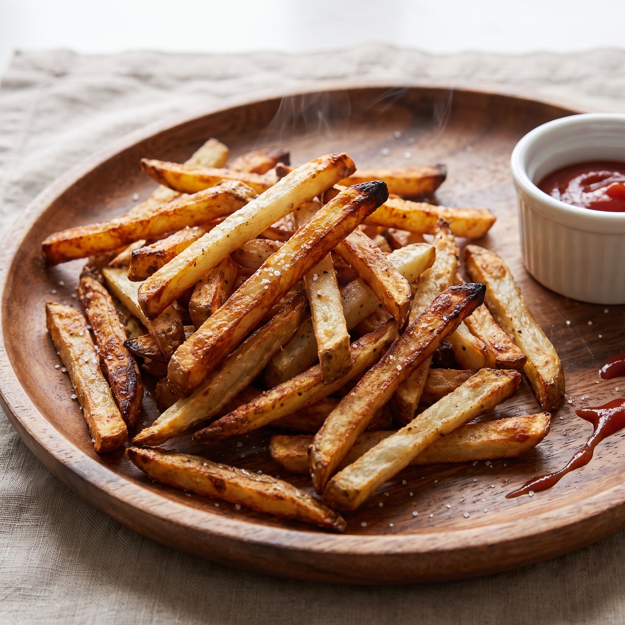 Crispy Batch Baked Potato Fries