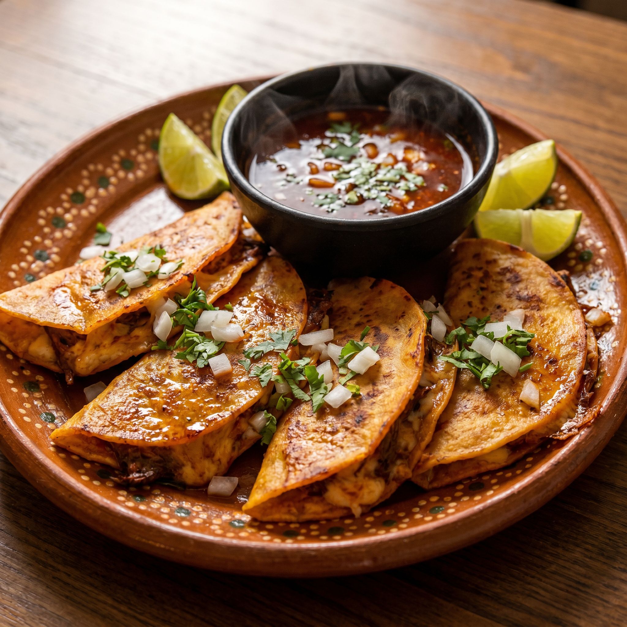 Crispy Braised Beef Birria Tacos