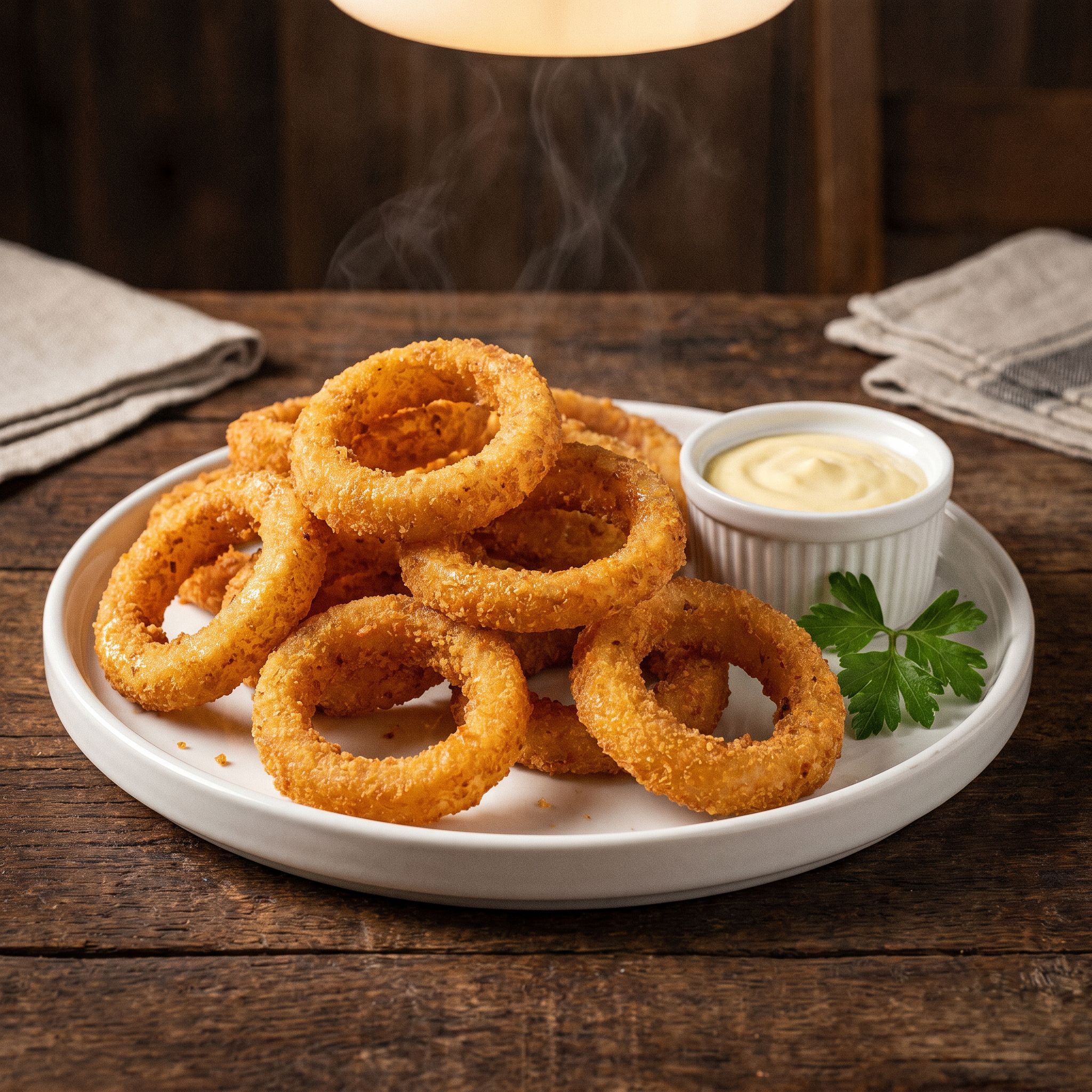 Crispy Pancake Mix Onion Rings