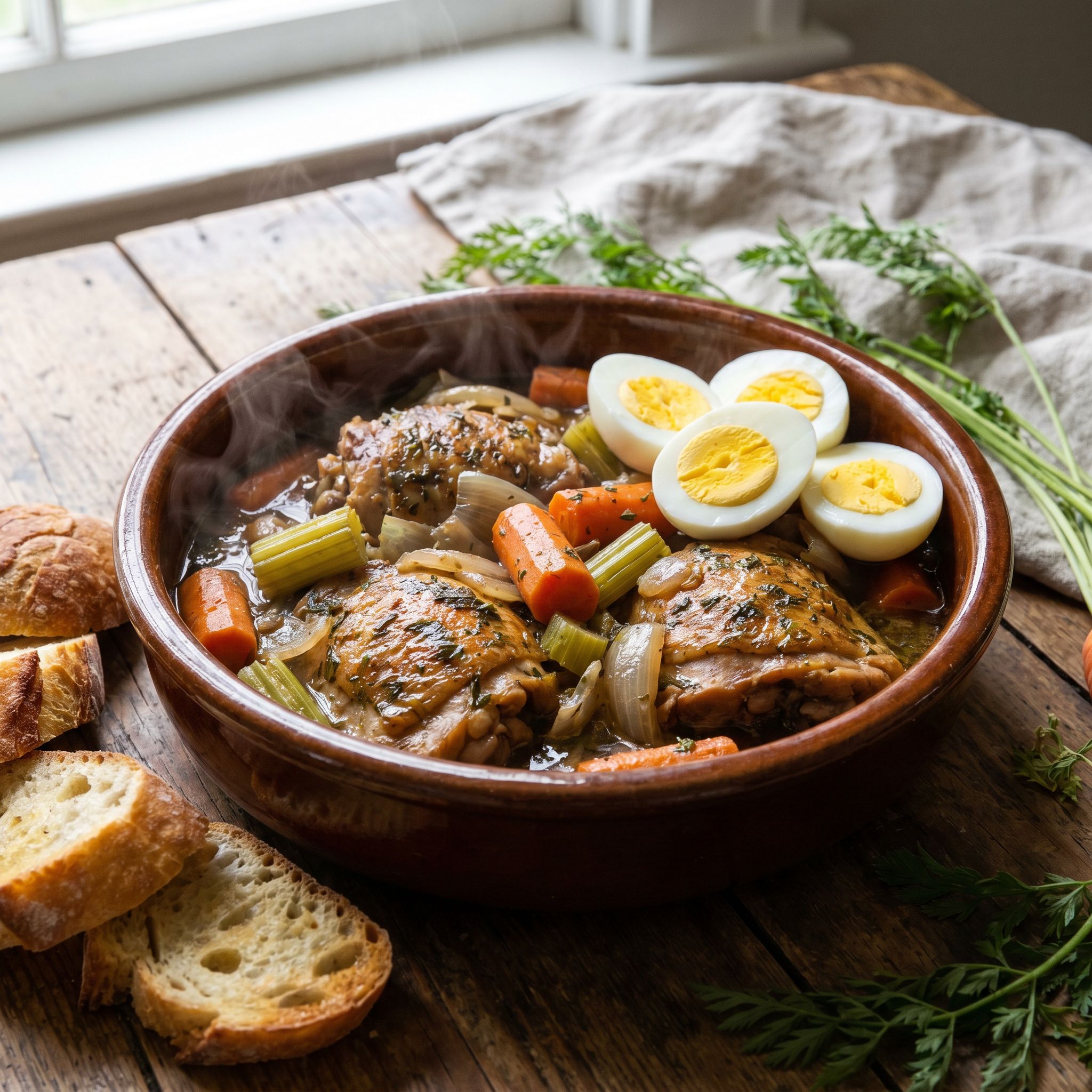 Crockpot Tavern Chicken Carrot Braise