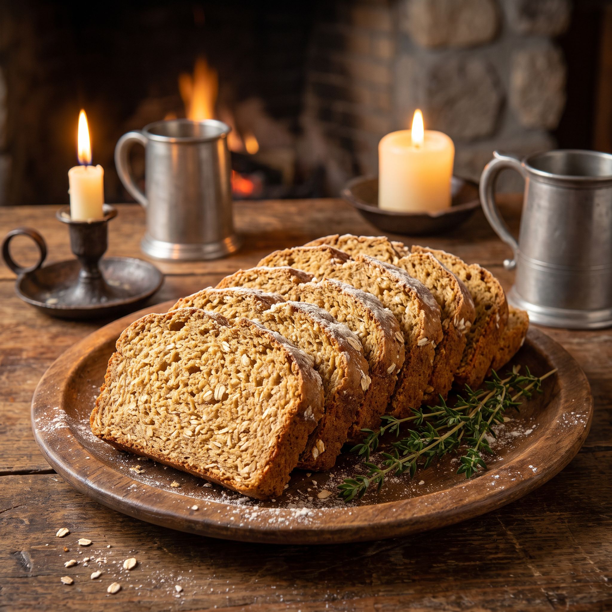 Dragon's Hearth Oat Loaf Slices