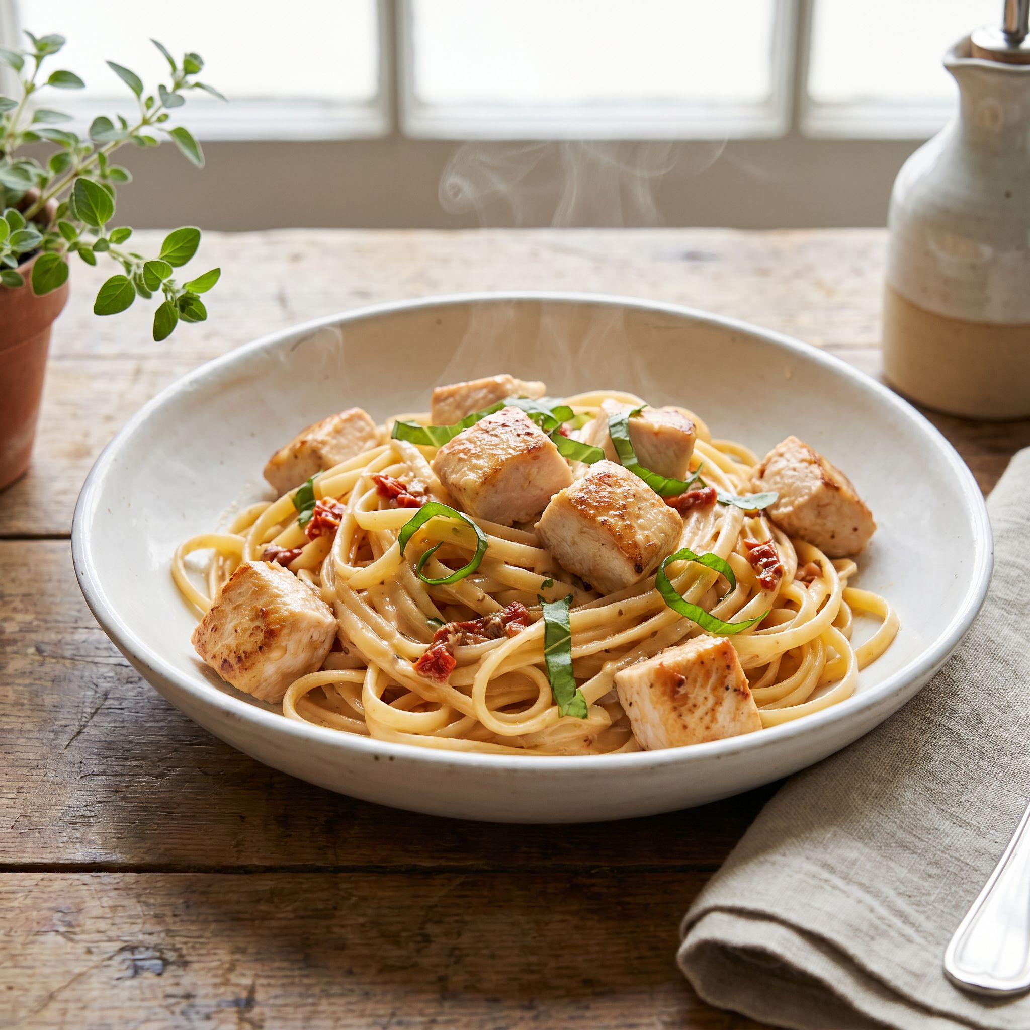 Herbed Marry Me Chicken Noodles
