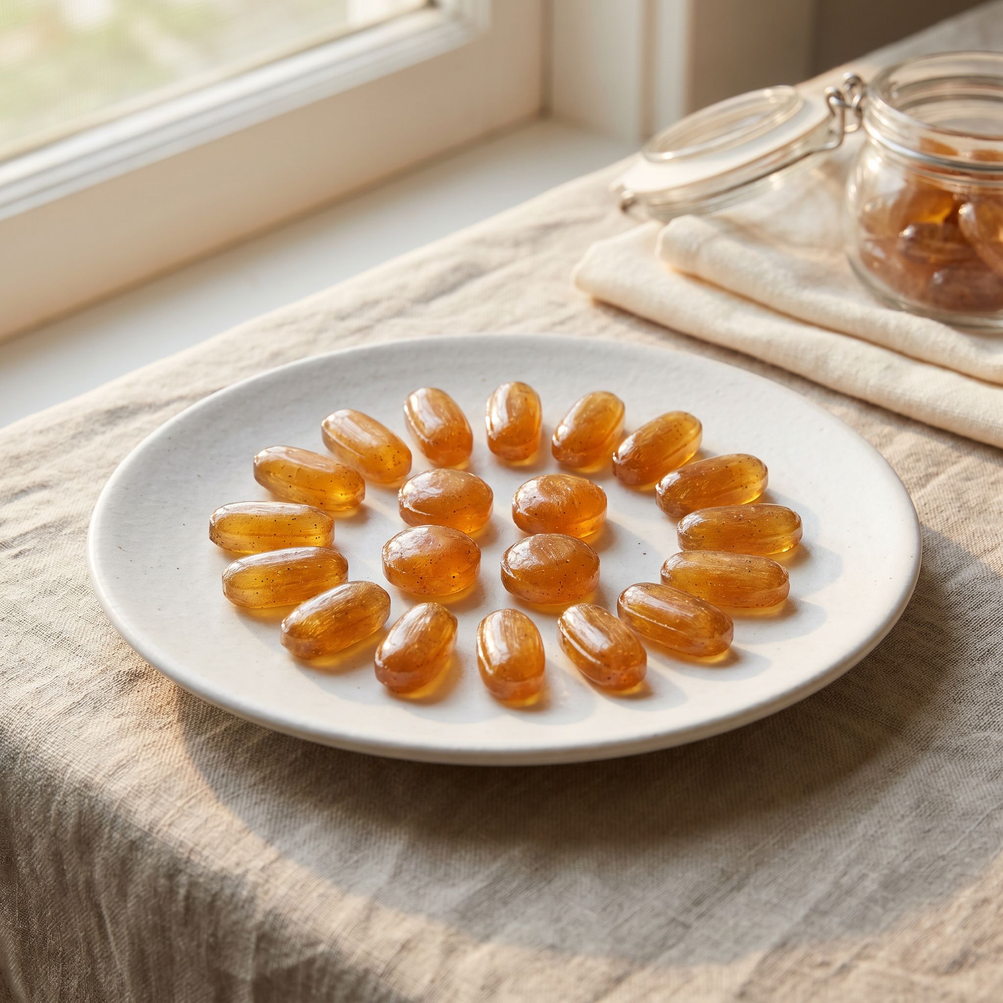 Honey Vanilla Hard Candies