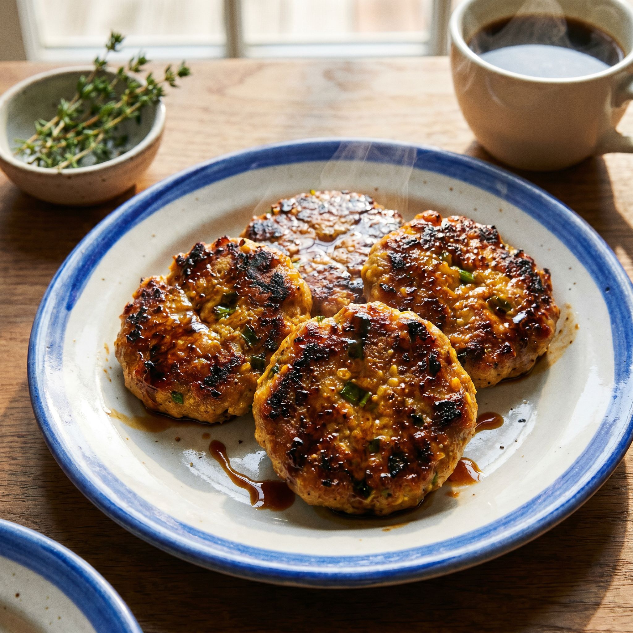 Jerk Molasses Chicken Sausage Patties