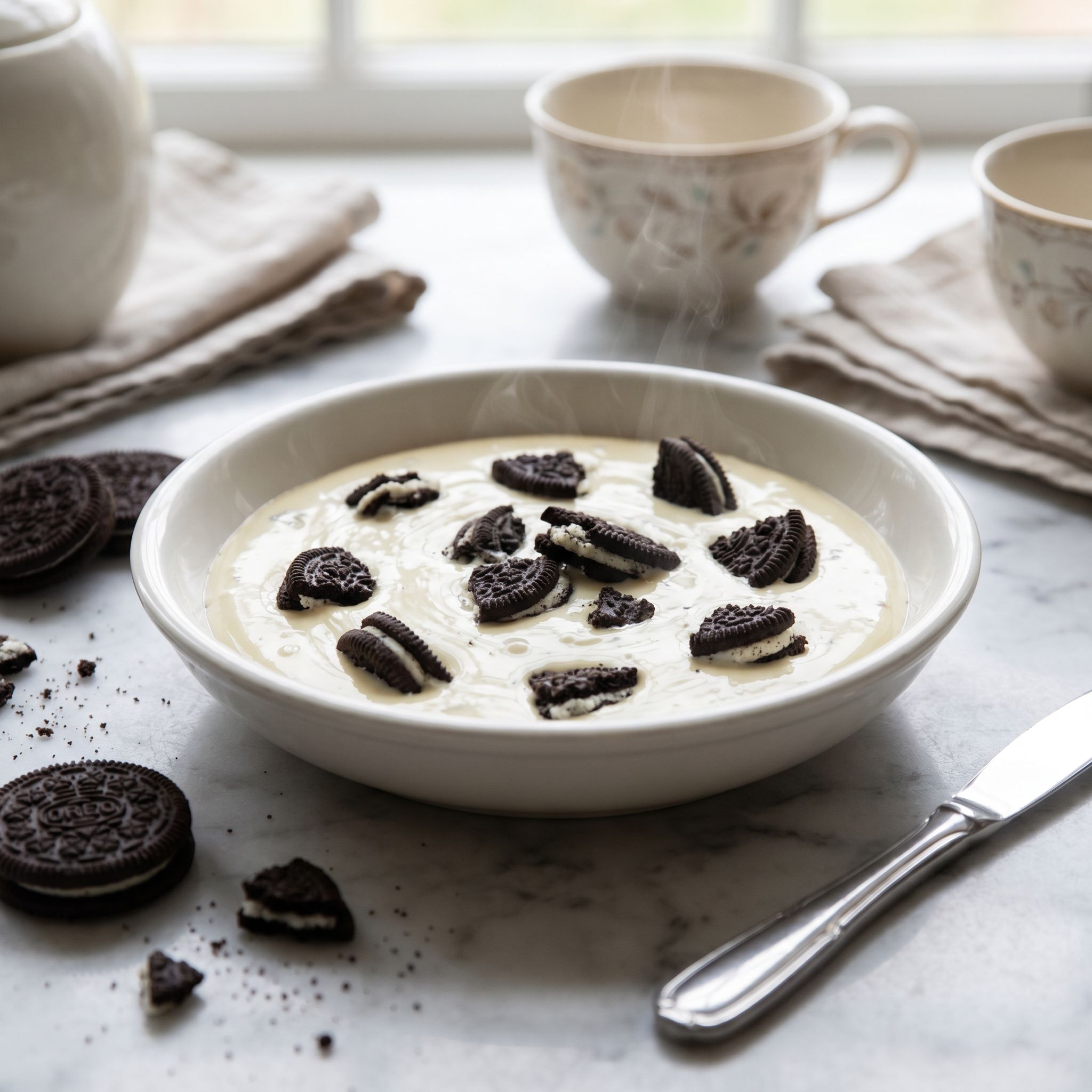 Luxe White Chocolate Oreo Spread