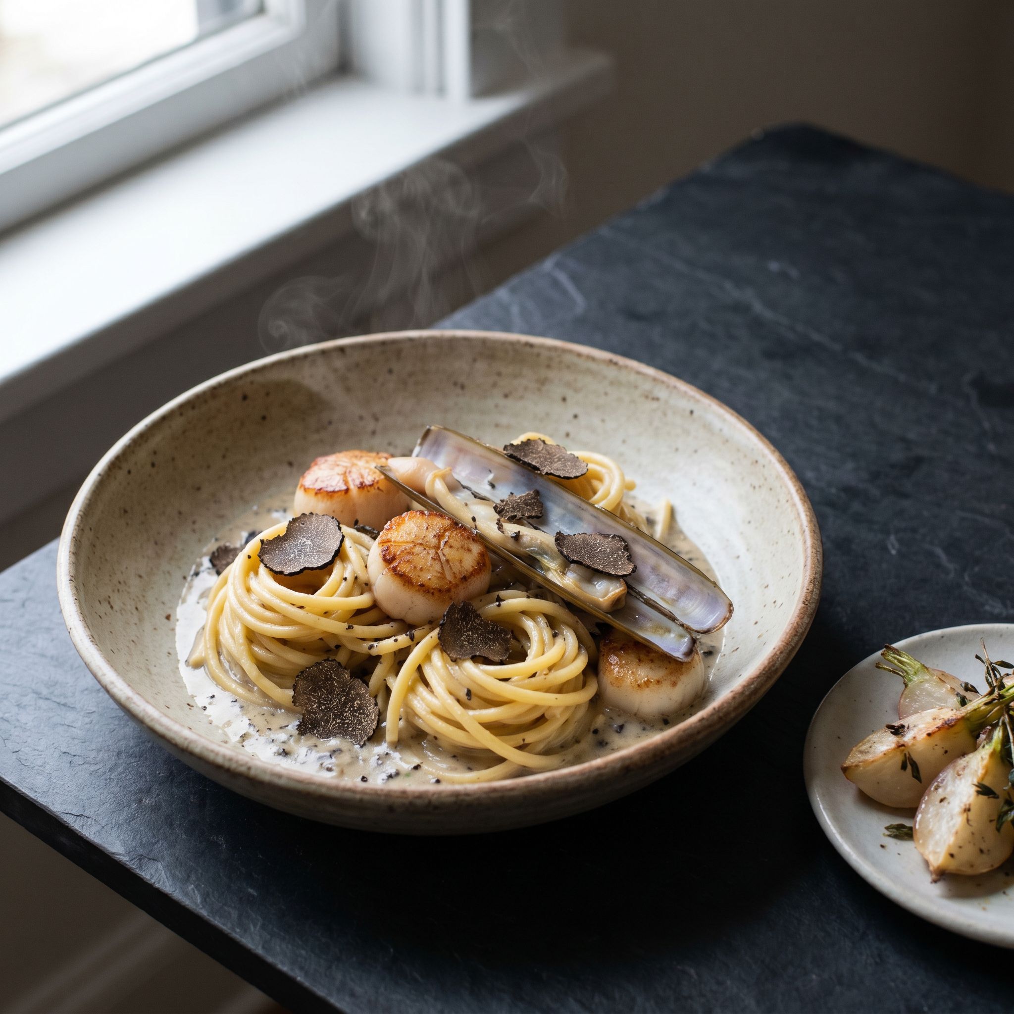 Luxury Clam Scallop Bucatini