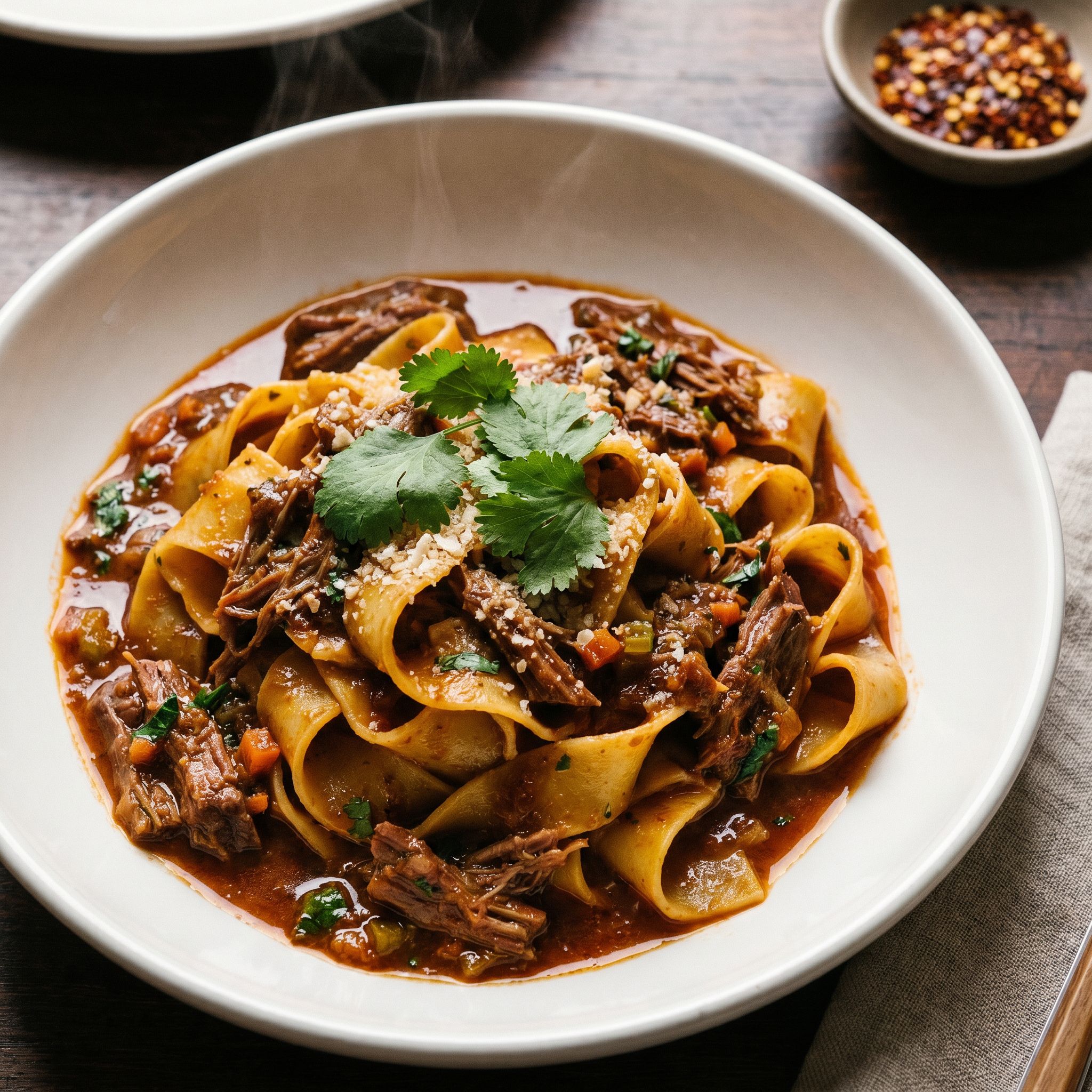 Malaysian Rendang Brisket Ragu