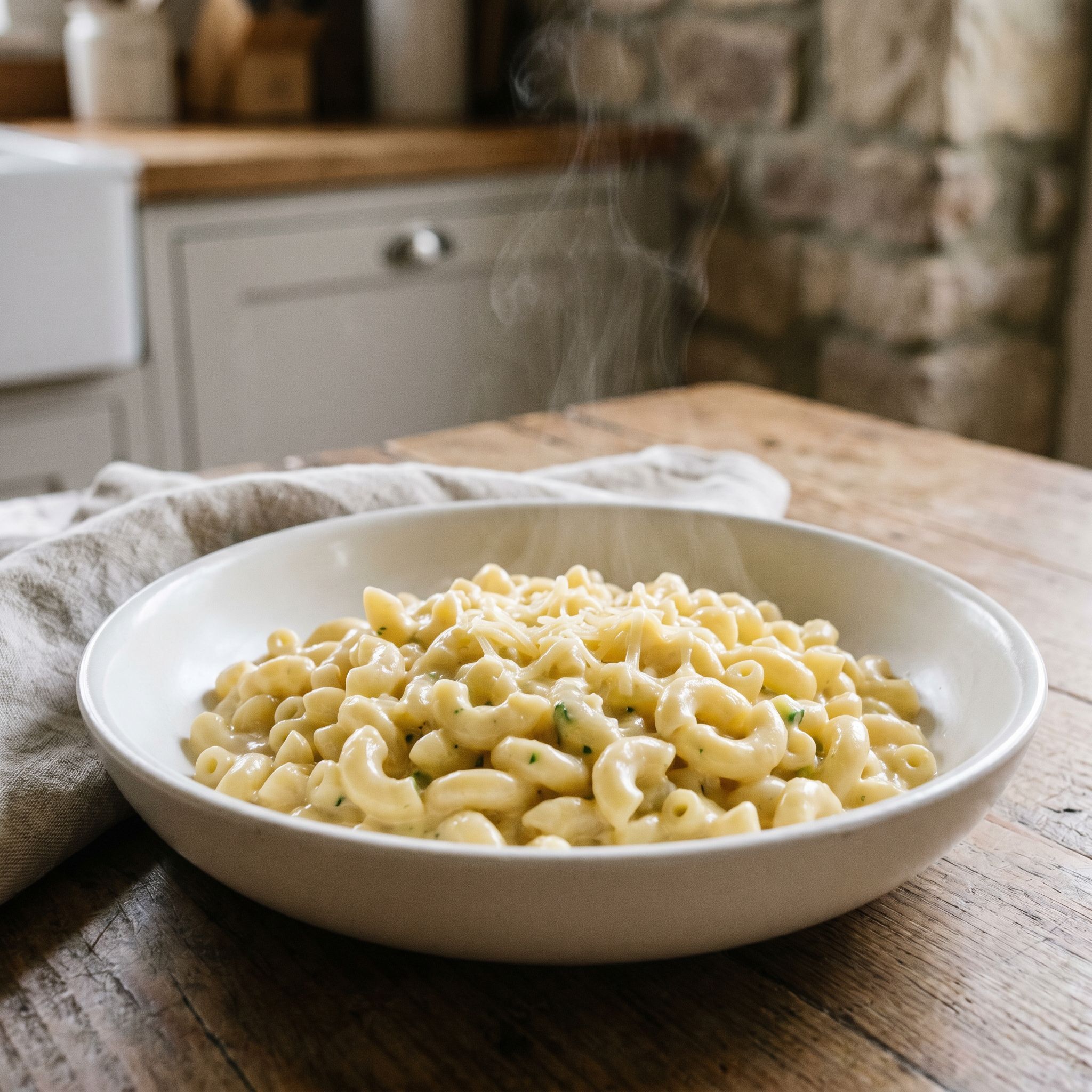 Mild Cheddar Mac with Zucchini