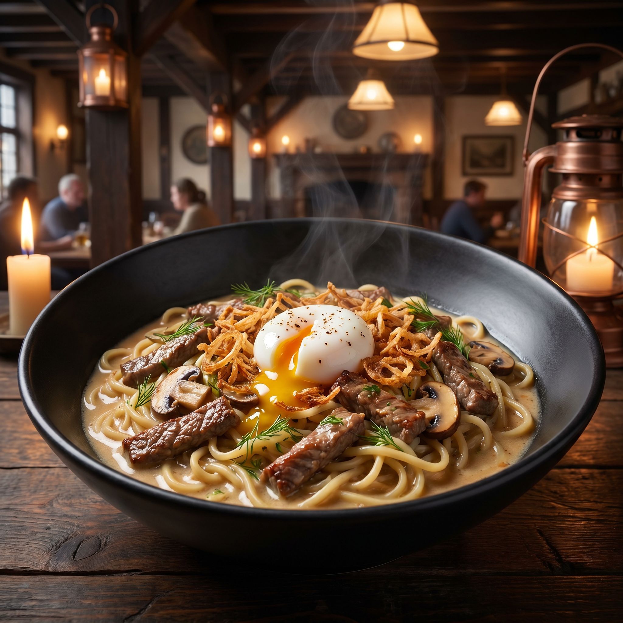 Mystic Tavern Beef Stroganoff Ramen