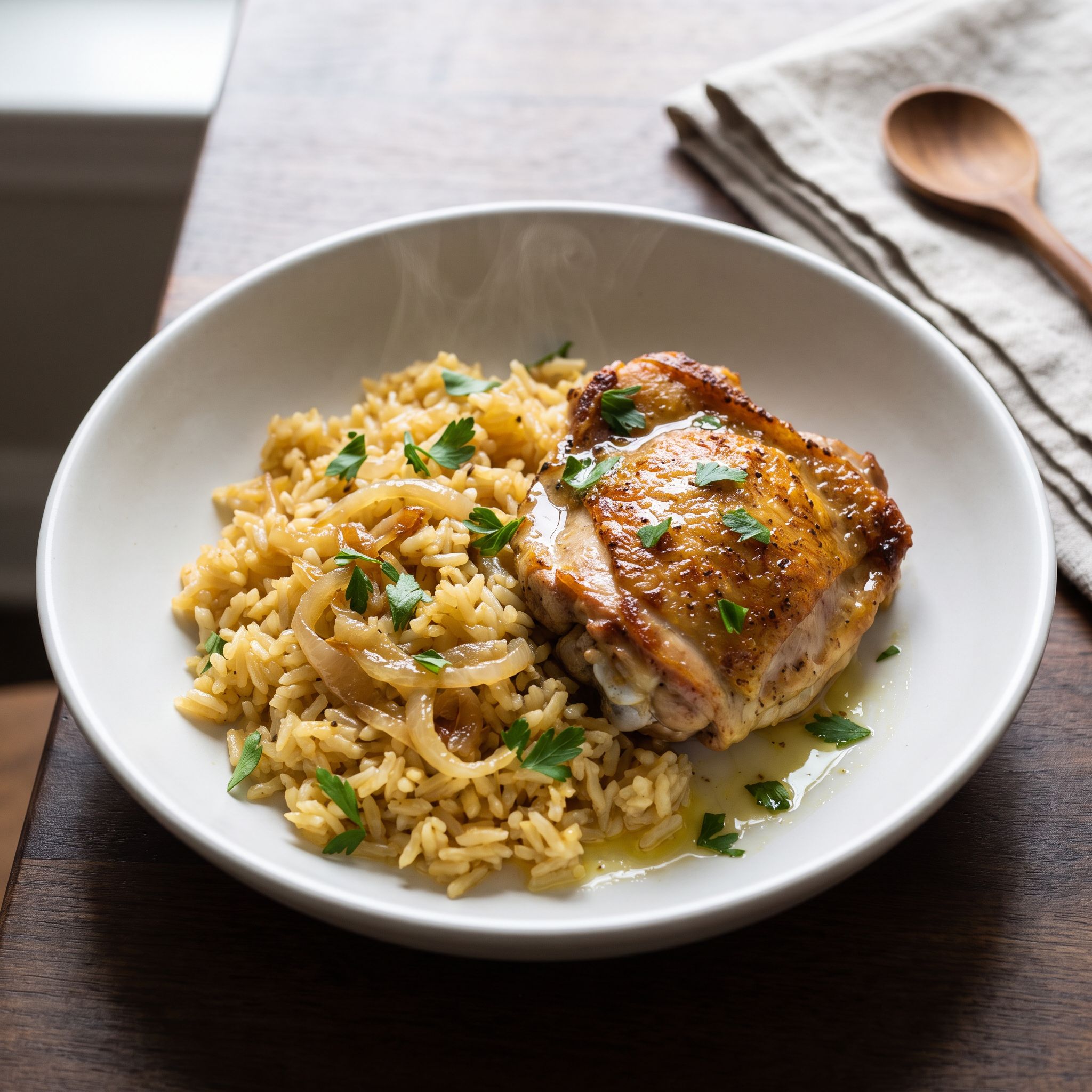 One-Pan Golden Chicken Curry Rice