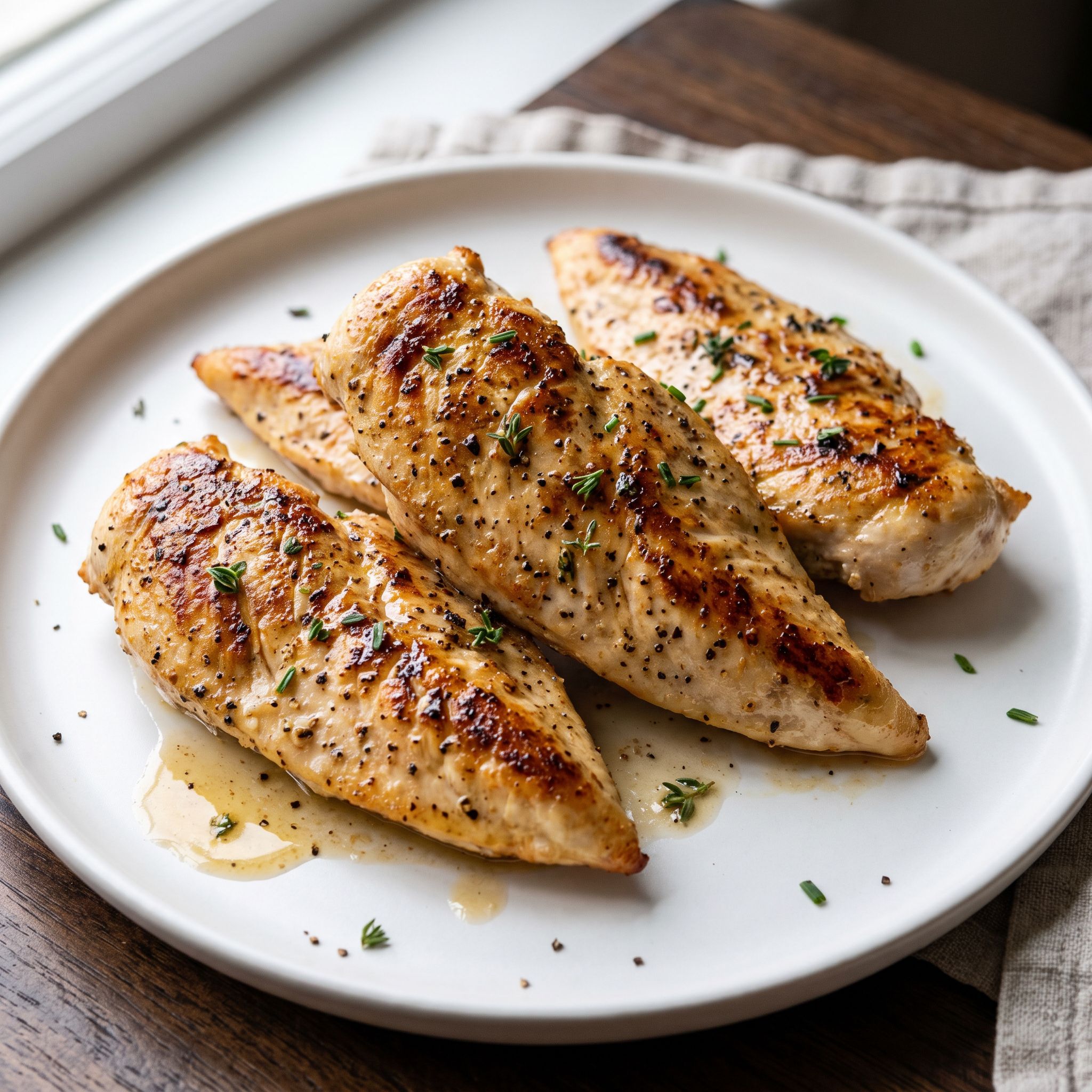 Pan-Seared Chicken Tenderloins