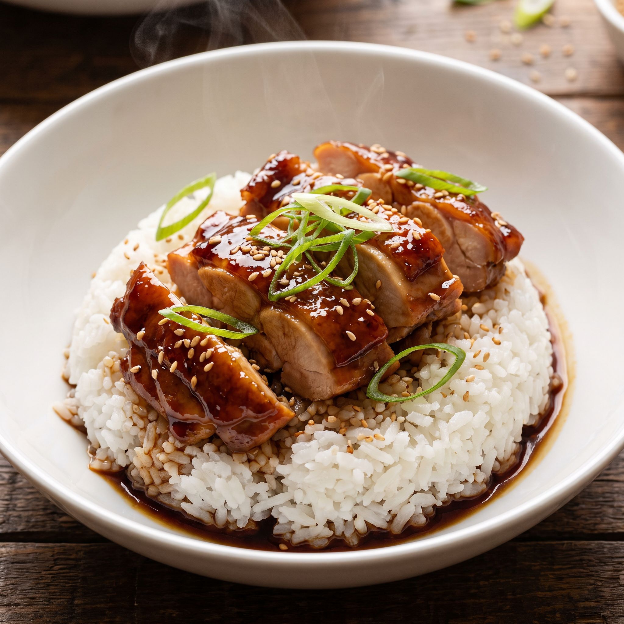 Rice Cooker Teriyaki Chicken and Rice
