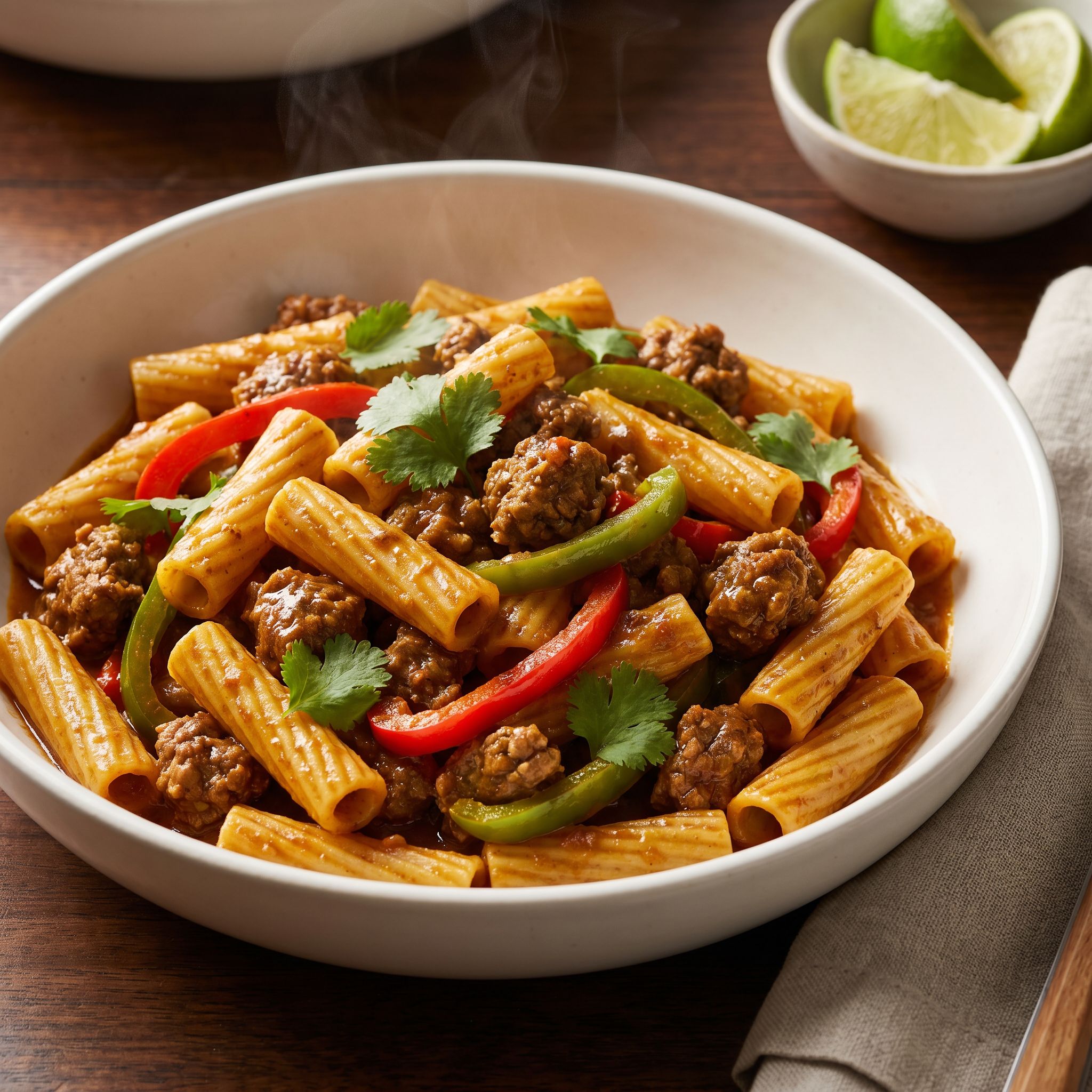 Roti Beef Pasta Stir-Fry