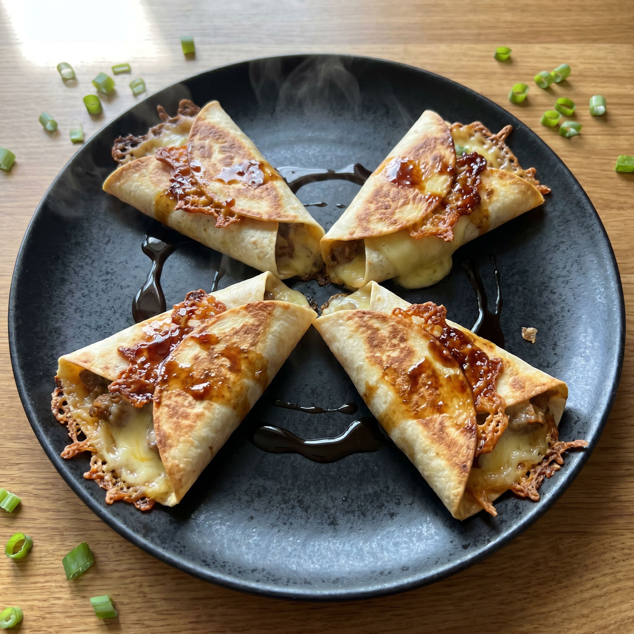 Skillet Tare Cheese Taco Crisps