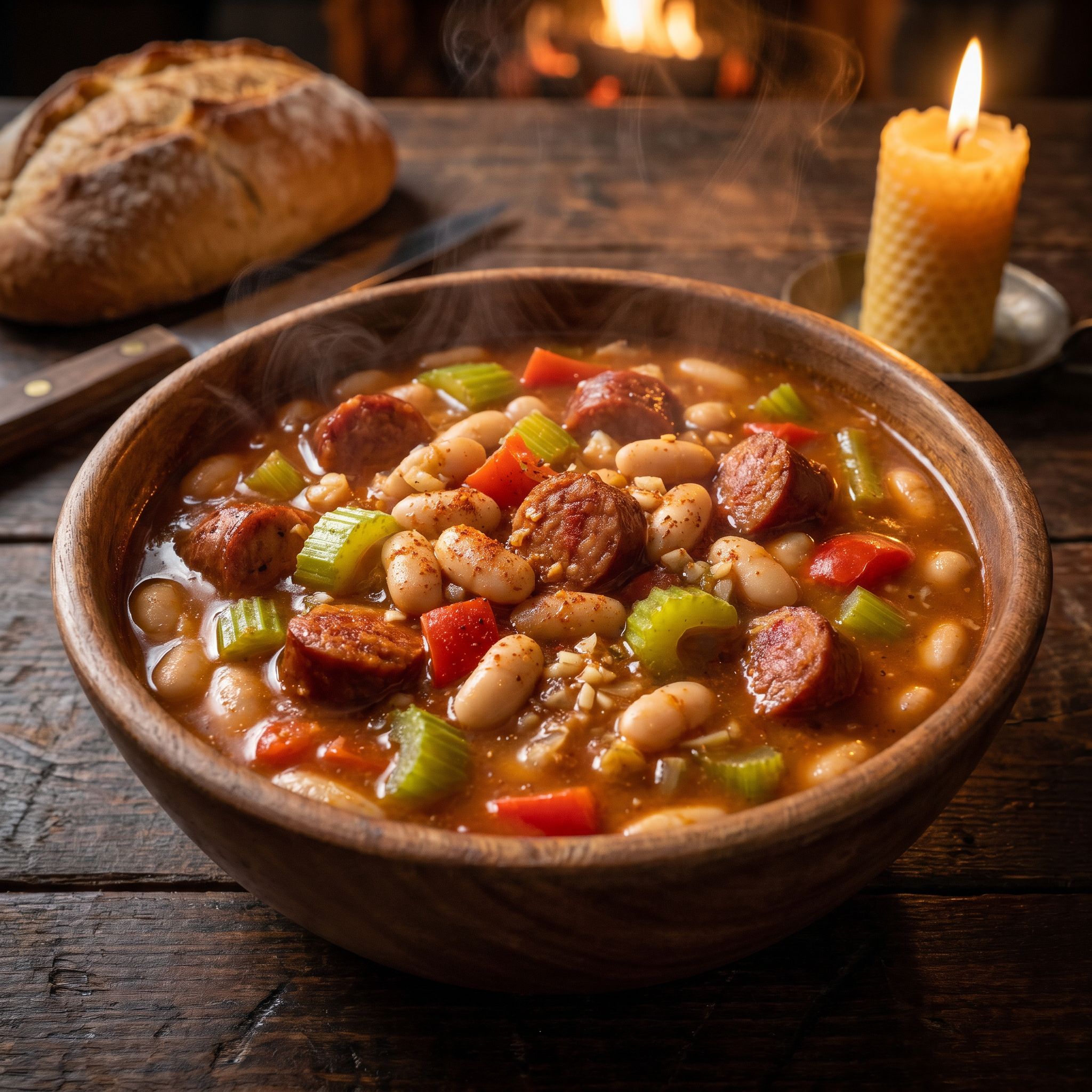 Smoky Bean Tavern Kielbasa Stew