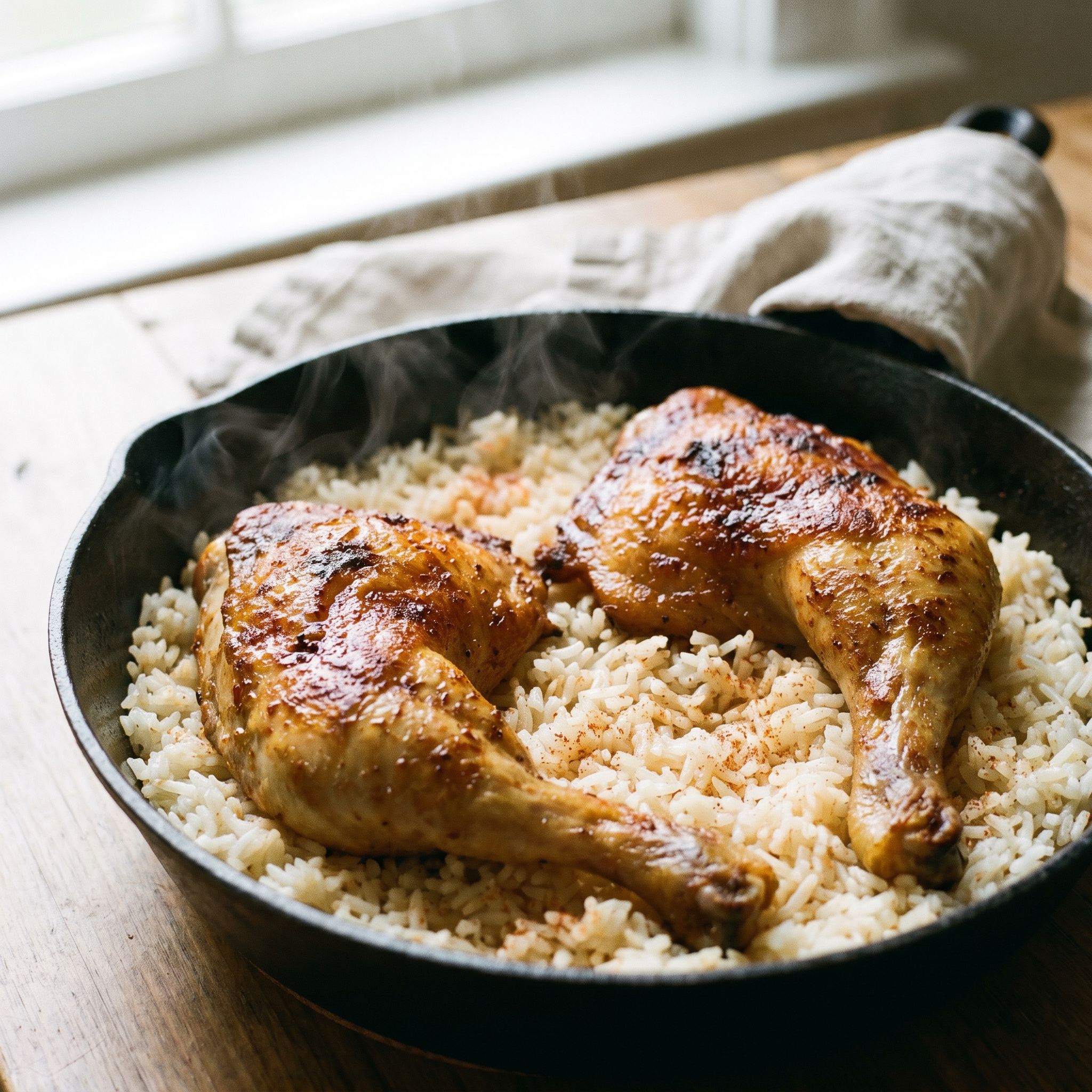 Smoky Paprika One Pan Chicken Rice