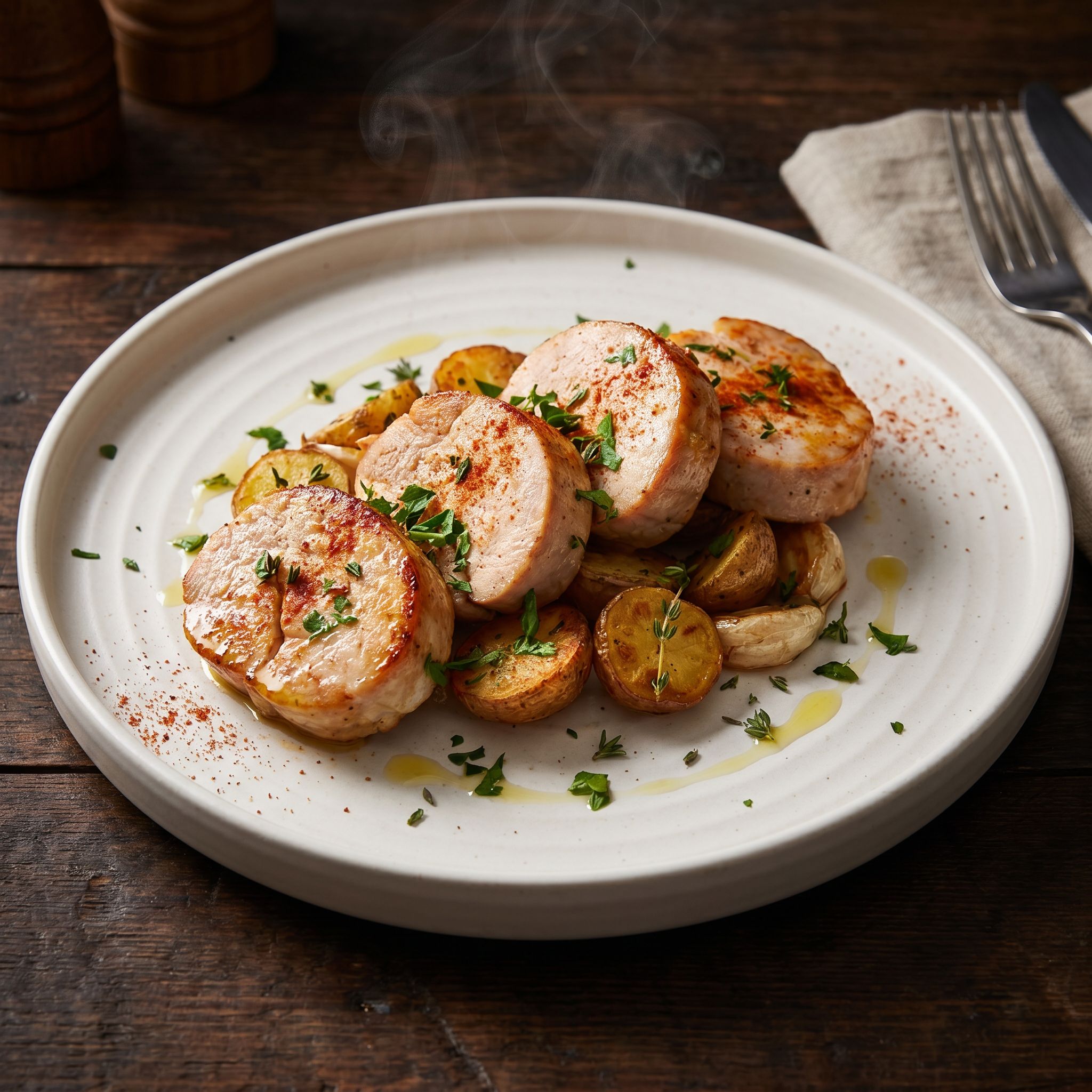 Smoky Paprika Turkey Potato Roast