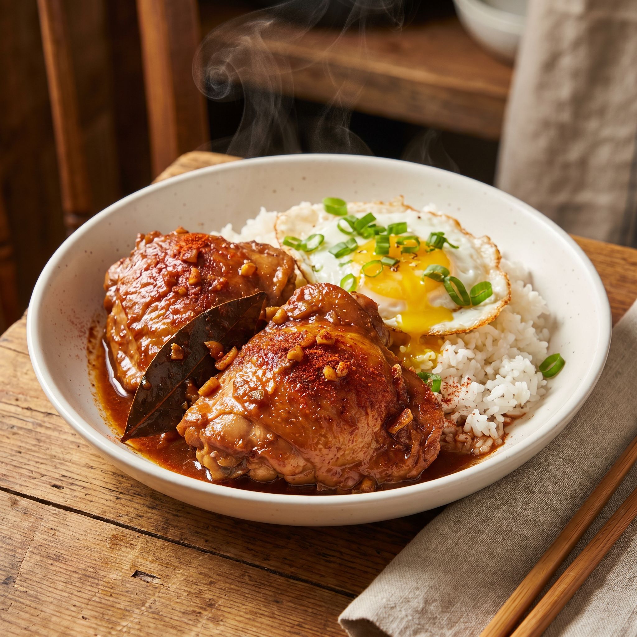 Smoky Slow-Cooker Chicken Adobo