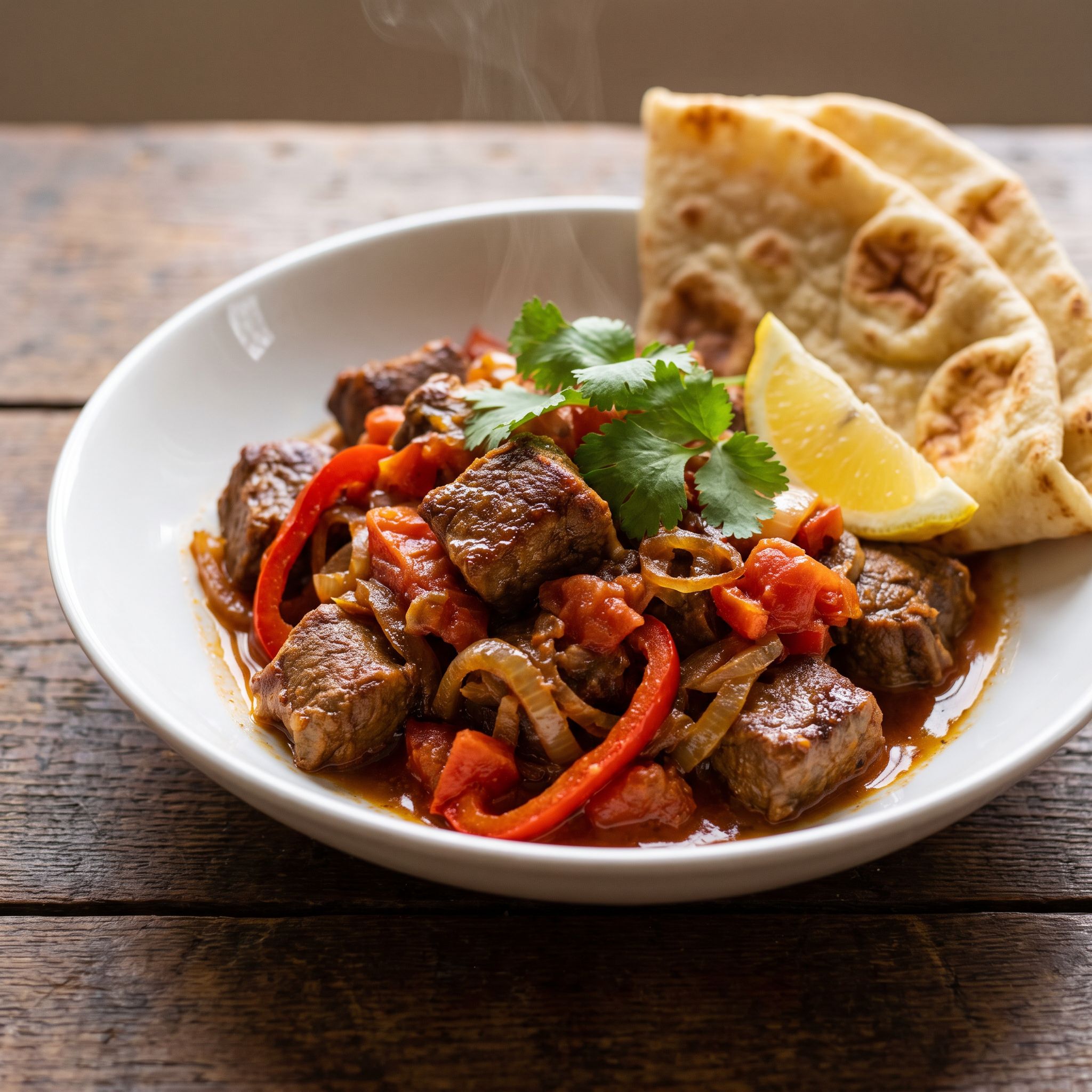 Spiced Lamb Suqaar Stir-Fry