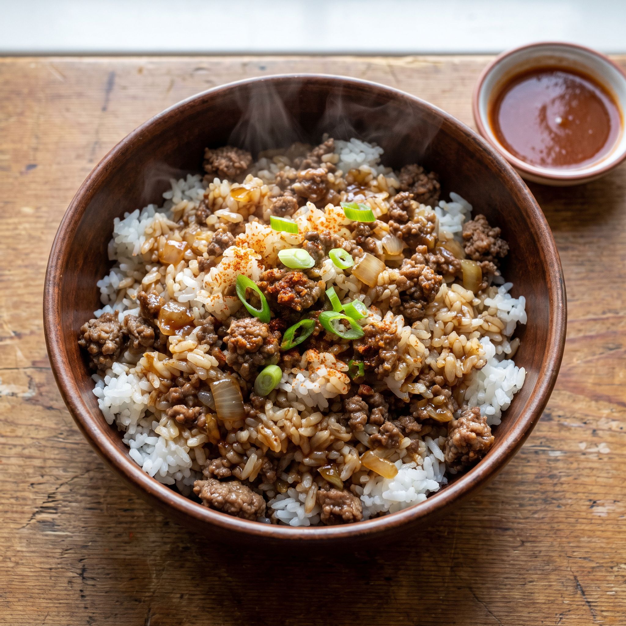 Sweet Heat Beef Takikomi Rice Pot