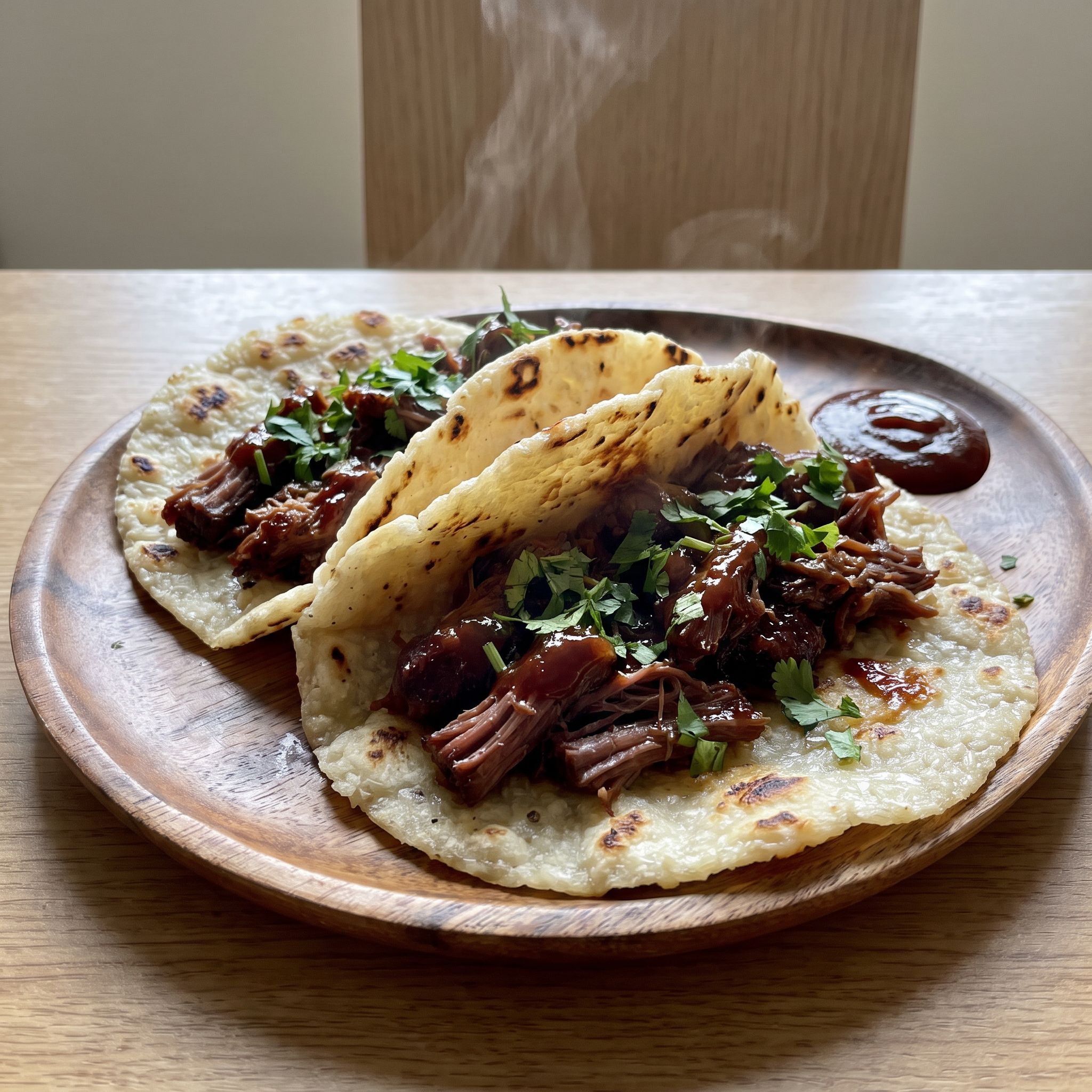 Sweet Heat Rib Rice Flatbread Wraps