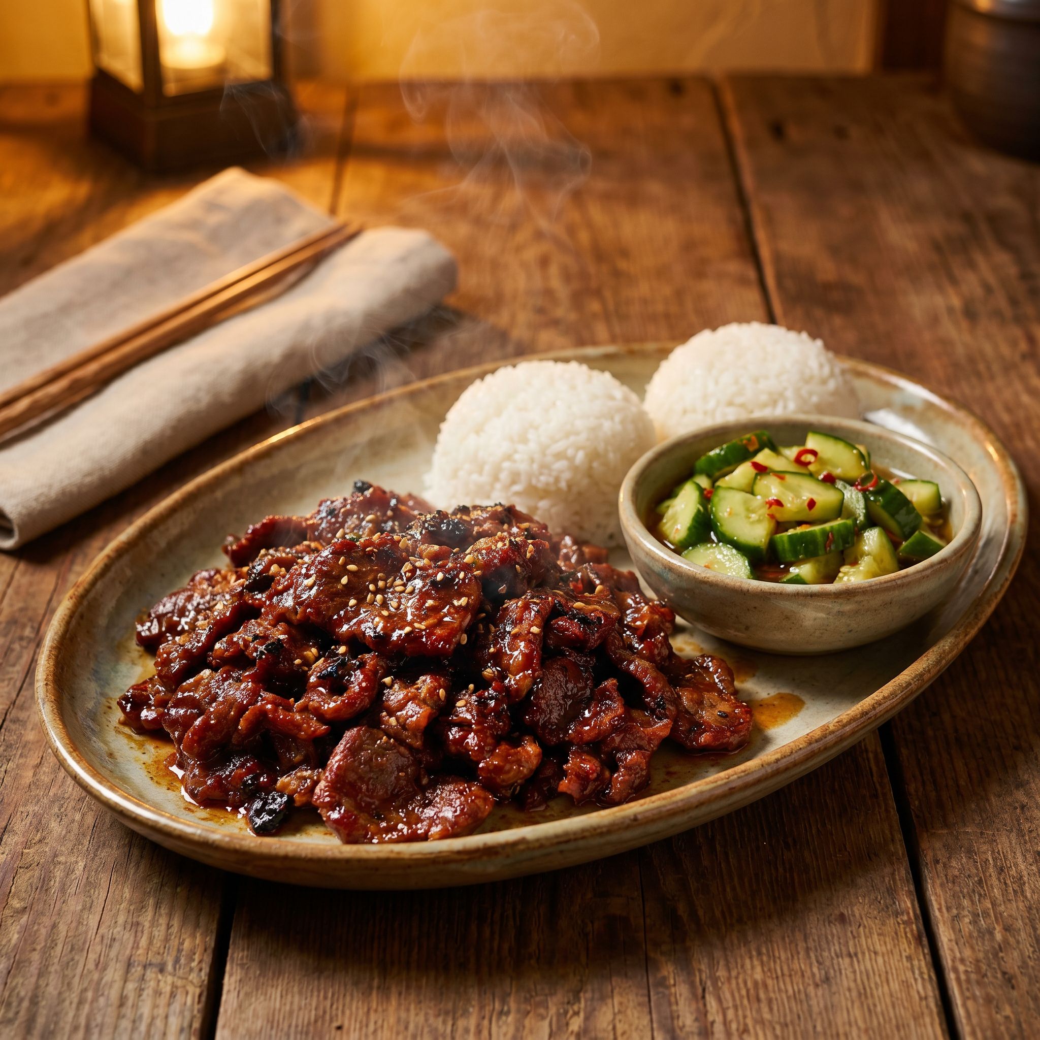Tavern Dragonfire Bulgogi Platter