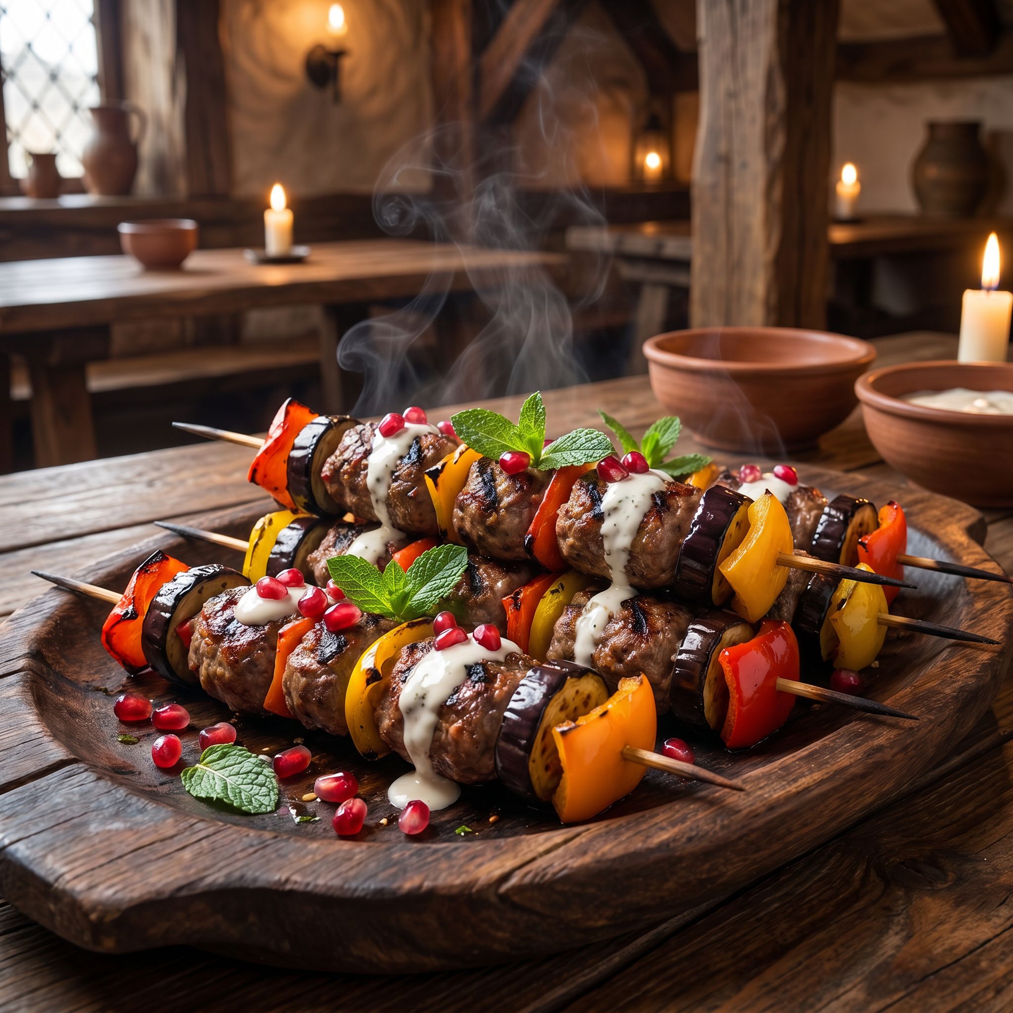 Tavern Flame-Spiced Lamb Kofta Skewers