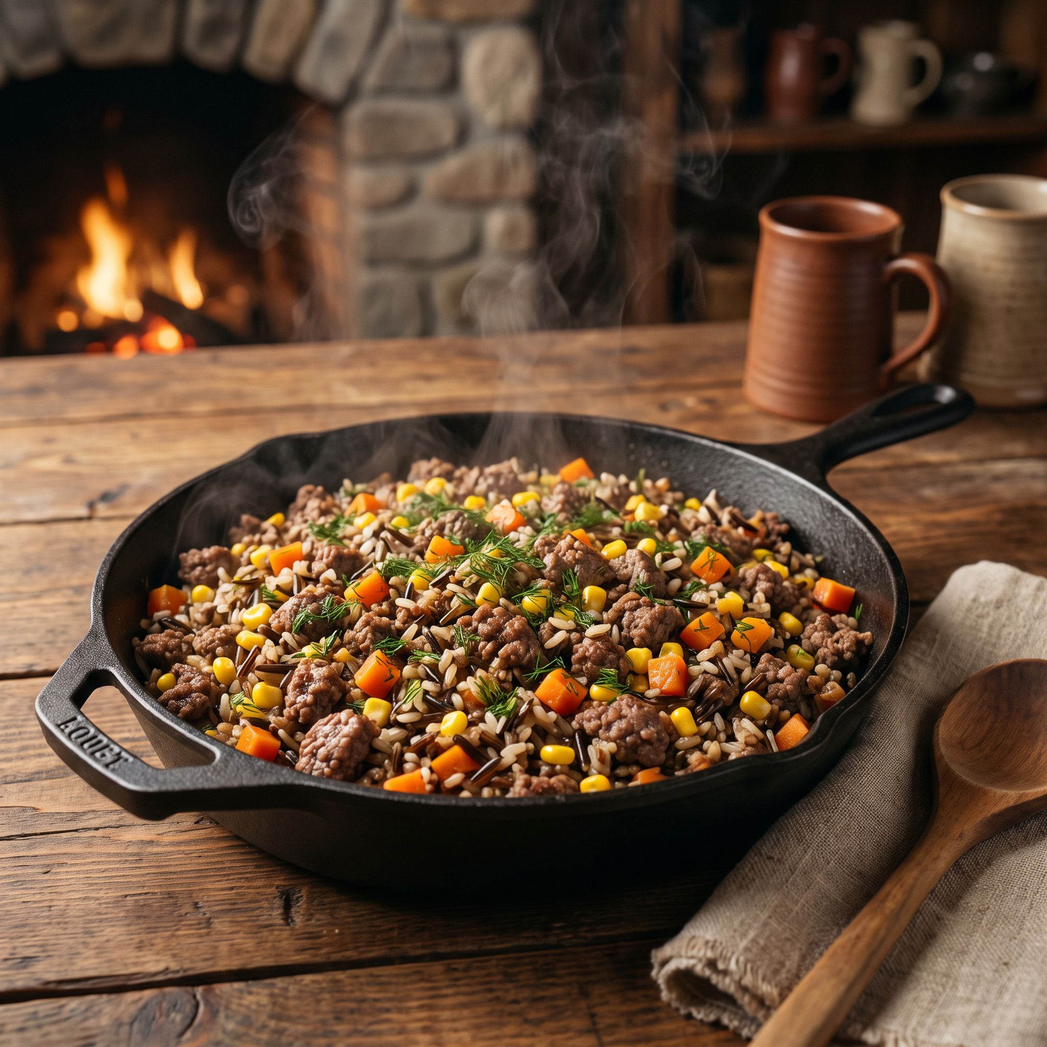 Tavern Hearth Beef Wild Rice Skillet