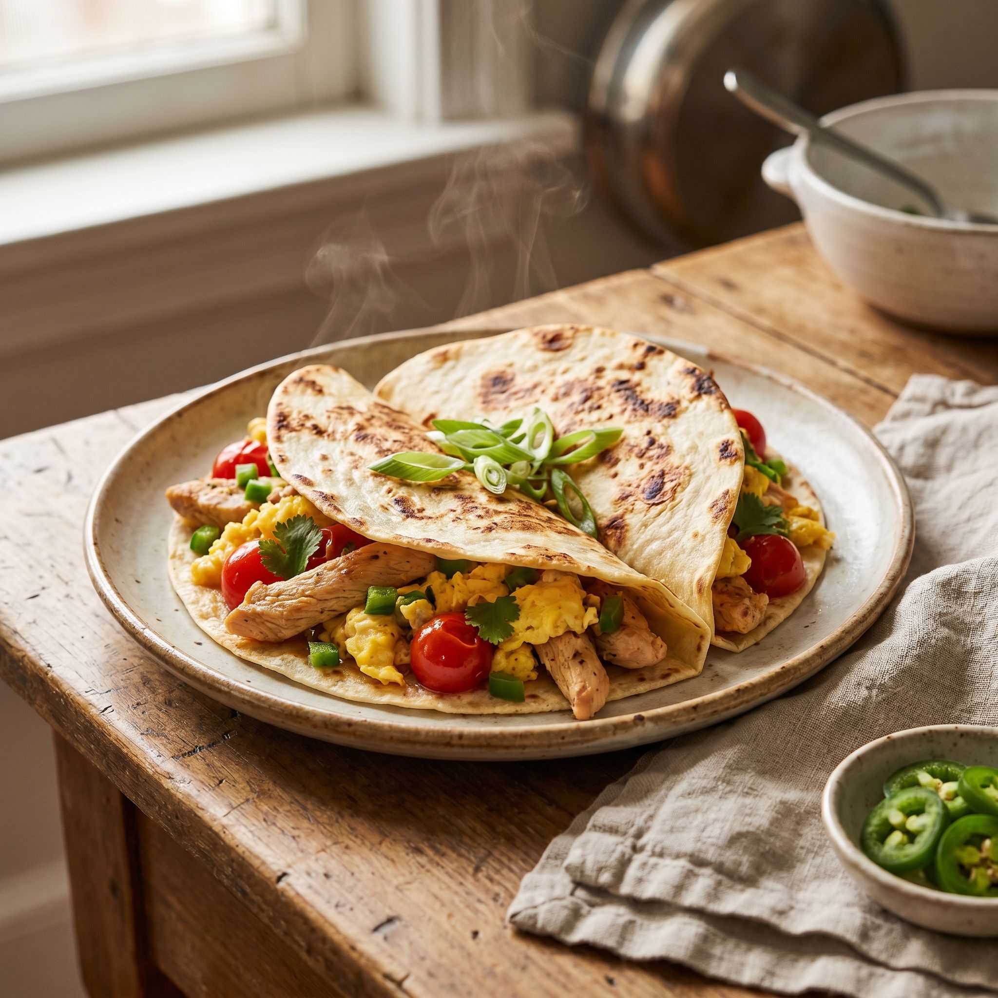 Umami Pollo con Huevo Tortilla Stir