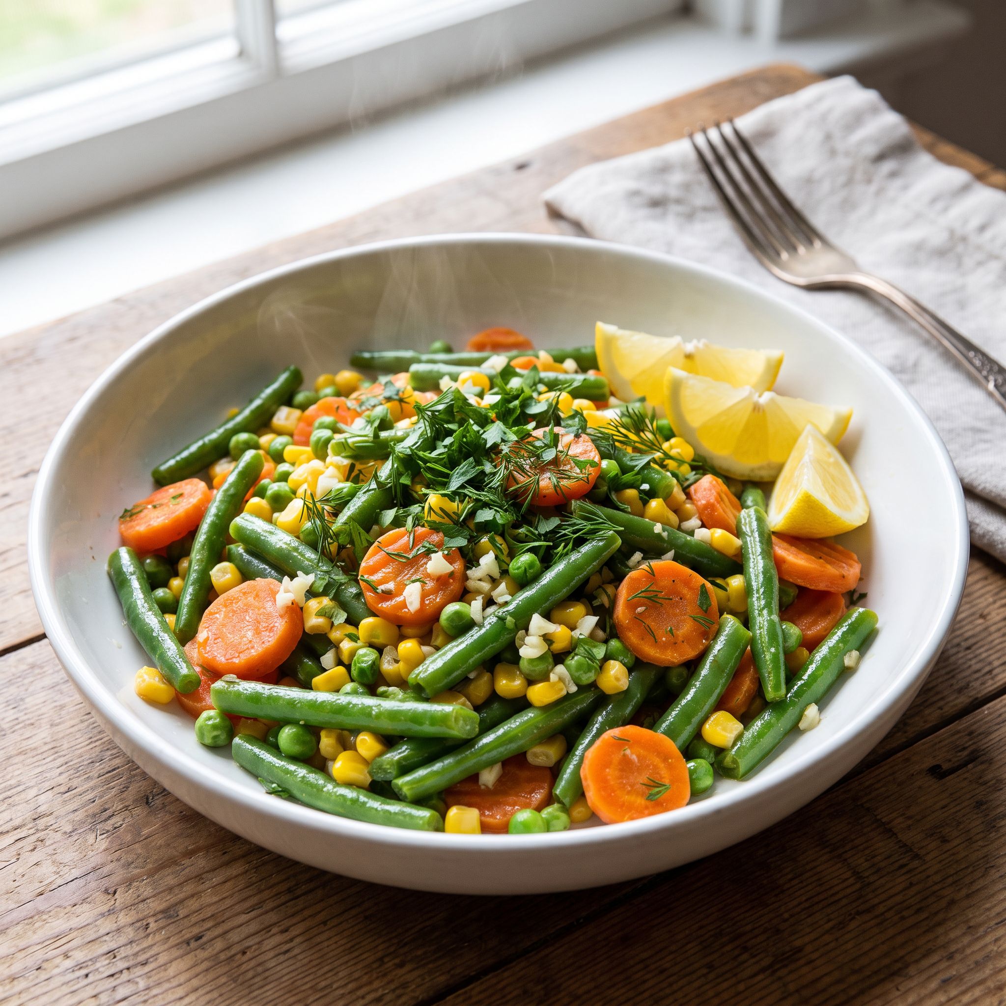 Zesty Herbed Skillet Veggie Toss